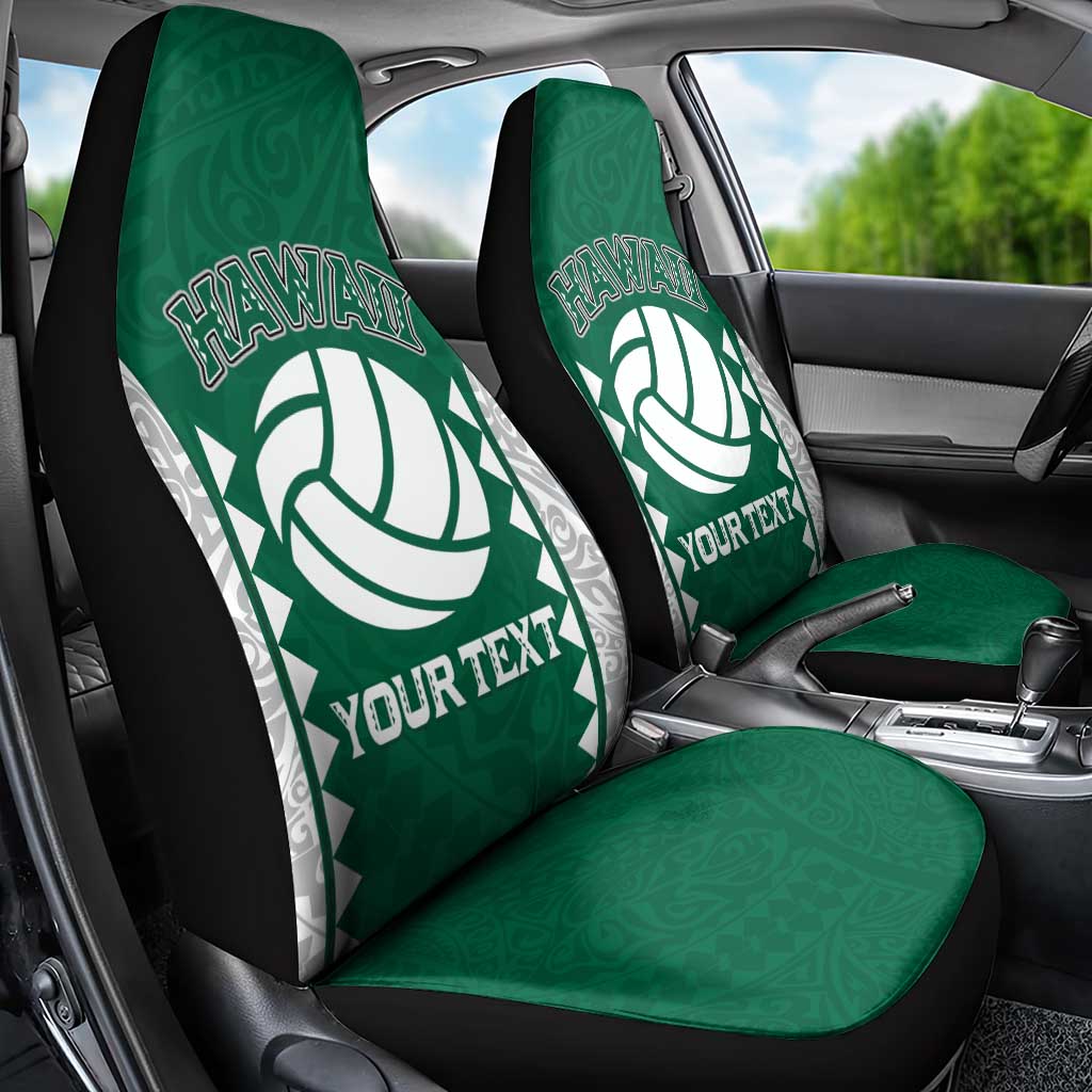Custom Hawaii Volleyball Car Seat Cover Hawaiian Kakau Pattern LT14 - Polynesian Pride
