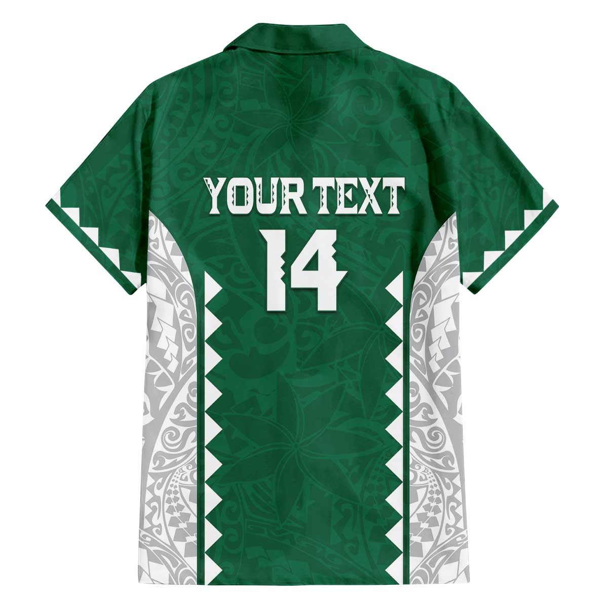 Custom Hawaii Volleyball Family Matching Off The Shoulder Long Sleeve Dress and Hawaiian Shirt Hawaiian Kakau Pattern