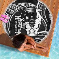 Black Hawaii Ikaika Warrior Beach Blanket Hawaiian Power