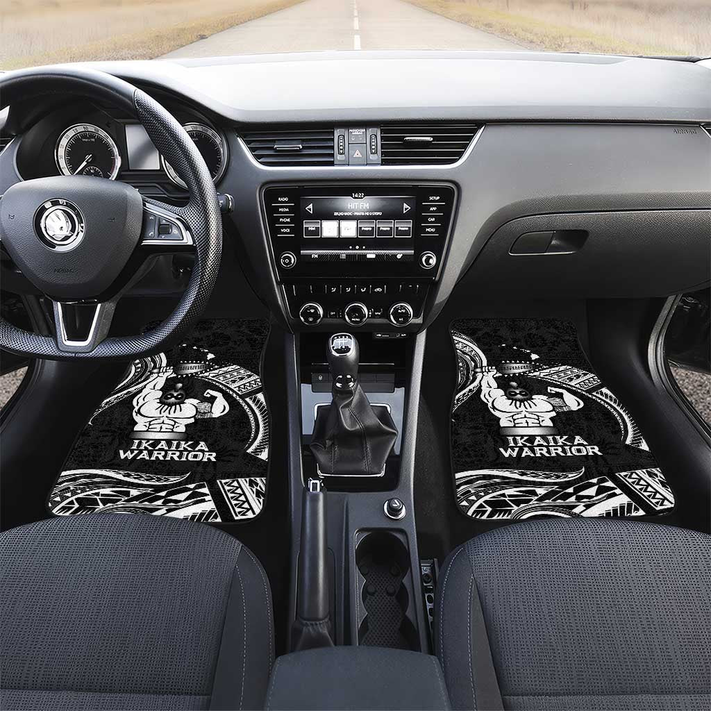 Black Hawaii Ikaika Warrior Car Mats Hawaiian Power