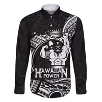 Black Hawaii Ikaika Warrior Family Matching Puletasi and Hawaiian Shirt Hawaiian Power