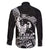 Black Hawaii Ikaika Warrior Family Matching Puletasi and Hawaiian Shirt Hawaiian Power