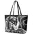Black Hawaii Ikaika Warrior Leather Tote Bag Hawaiian Power