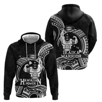 Black Hawaii Ikaika Warrior Zip Hoodie Hawaiian Power