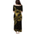 Gold Hawaii Ikaika Warrior Puletasi Hawaiian Power