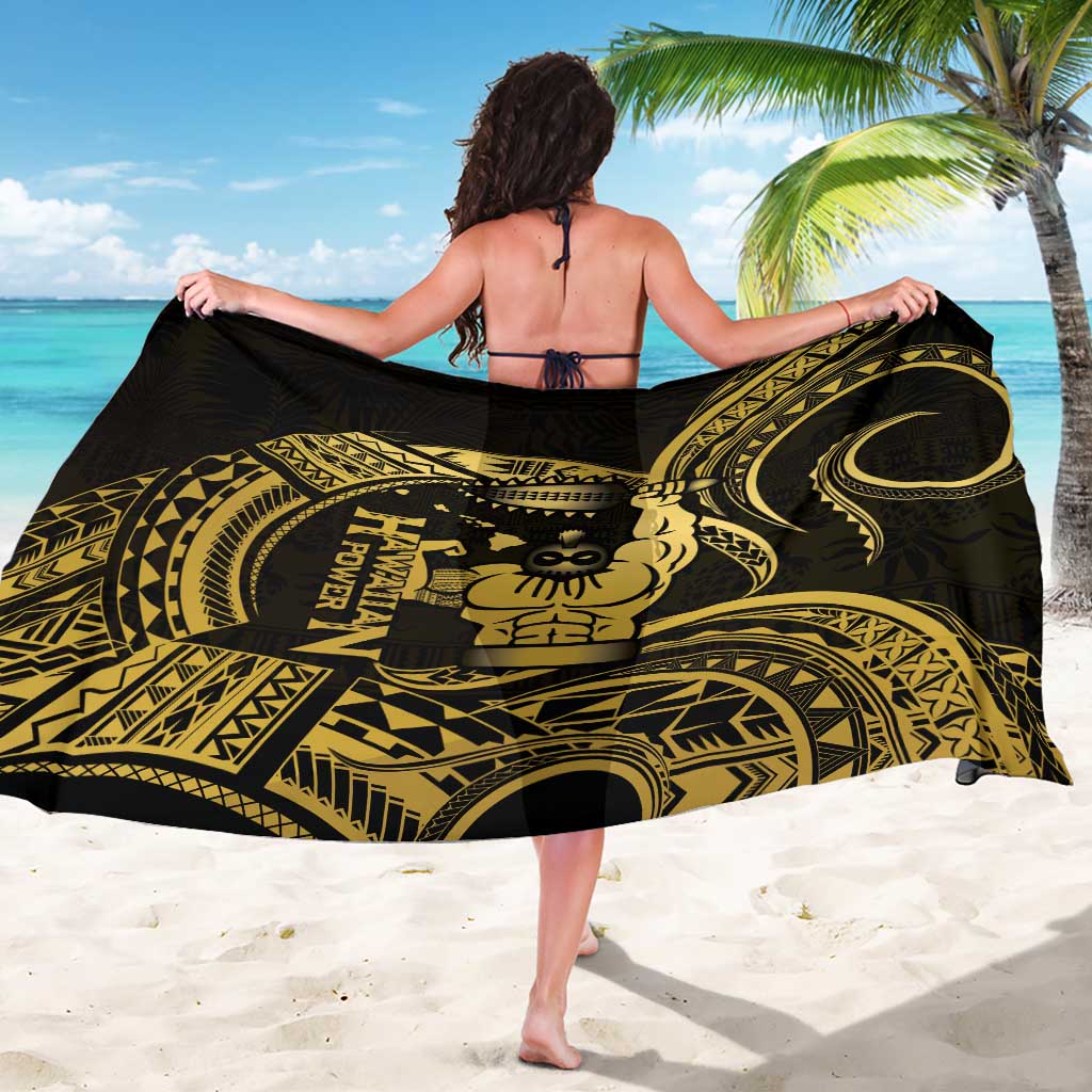 Gold Hawaii Ikaika Warrior Sarong Hawaiian Power