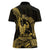 Gold Hawaii Ikaika Warrior Women Polo Shirt Hawaiian Power