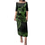 Green Hawaii Ikaika Warrior Family Matching Puletasi and Hawaiian Shirt Hawaiian Power