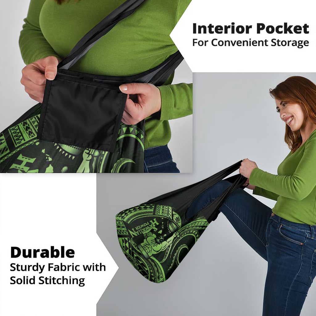 Green Hawaii Ikaika Warrior Grocery Bag Hawaiian Power