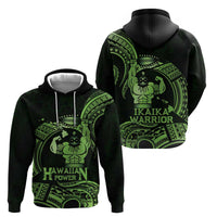 Green Hawaii Ikaika Warrior Zip Hoodie Hawaiian Power