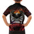 Fautasi Race Day American Samoa Kid Hawaiian Shirt Bald Eagle Polynesian Tattoo