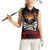 Fautasi Race Day American Samoa Women Sleeveless Polo Shirt Bald Eagle Polynesian Tattoo