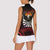 Fautasi Race Day American Samoa Women Sleeveless Polo Shirt Bald Eagle Polynesian Tattoo