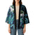 Turquoise Traditional Cloak Aotearoa Kimono Maori Paua Shell Korowai Pattern - Polynesian Pride