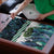 Turquoise Traditional Cloak Aotearoa Puzzle Maori Paua Shell Korowai Pattern - Polynesian Pride