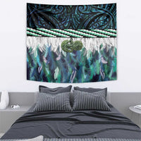 Turquoise Traditional Cloak Aotearoa Tapestry Maori Paua Shell Korowai Pattern LT14 - Polynesian Pride