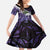 Purple Traditional Cloak Aotearoa Family Matching Mermaid Dress and Hawaiian Shirt Maori Paua Shell Korowai Pattern