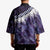 Purple Traditional Cloak Aotearoa Kimono Maori Paua Shell Korowai Pattern - Polynesian Pride