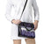 Purple Traditional Cloak Aotearoa Shoulder Handbag Maori Paua Shell Korowai Pattern