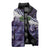 Purple Traditional Cloak Aotearoa Sleeveless Puffer Jacket Maori Paua Shell Korowai Pattern - Polynesian Pride