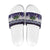 Purple Traditional Cloak Aotearoa Slide Sandals Maori Paua Shell Korowai Pattern - Polynesian Pride