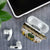 Yellow Traditional Cloak Aotearoa AirPods Case Maori Paua Shell Korowai Pattern - Polynesian Pride