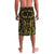 Yellow Traditional Cloak Aotearoa Lavalava Maori Paua Shell Korowai Pattern