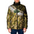 Yellow Traditional Cloak Aotearoa Padded Jacket Maori Paua Shell Korowai Pattern - Polynesian Pride