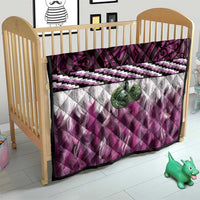 Pink Traditional Cloak Aotearoa Quilt Maori Paua Shell Korowai Pattern LT14 - Polynesian Pride