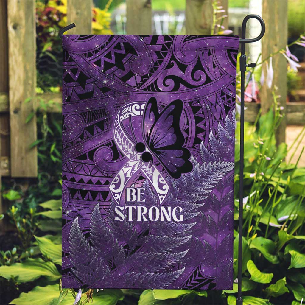 Lupus Awareness Month New Zealand Garden Flag Be Strong Warrior Maori Silver Fern