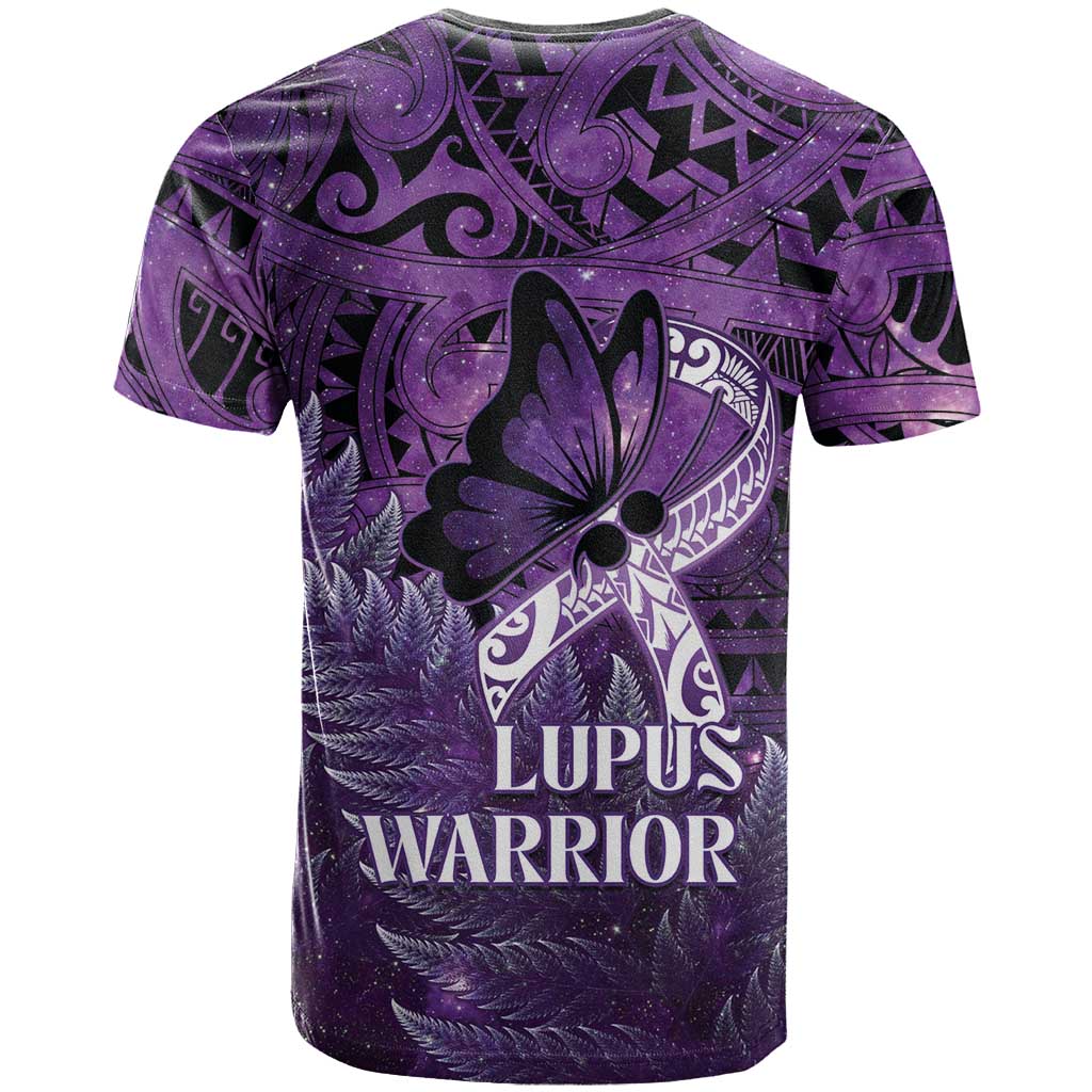 Lupus Awareness Month New Zealand T Shirt Be Strong Warrior Maori Silver Fern