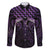 Purple Matariki New Zealand Family Matching Mermaid Dress and Hawaiian Shirt Maori Poutama Galaxy Vibes