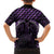 Purple Matariki New Zealand Family Matching Summer Maxi Dress and Hawaiian Shirt Maori Poutama Galaxy Vibes