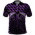 Purple Matariki New Zealand Polo Shirt Maori Poutama Galaxy Vibes