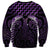 Purple Matariki New Zealand Sweatshirt Maori Poutama Galaxy Vibes