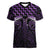 Purple Matariki New Zealand Women V-Neck T-Shirt Maori Poutama Galaxy Vibes