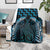 Blue Matariki New Zealand Blanket Maori Poutama Galaxy Vibes