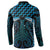 Blue Matariki New Zealand Button Sweatshirt Maori Poutama Galaxy Vibes