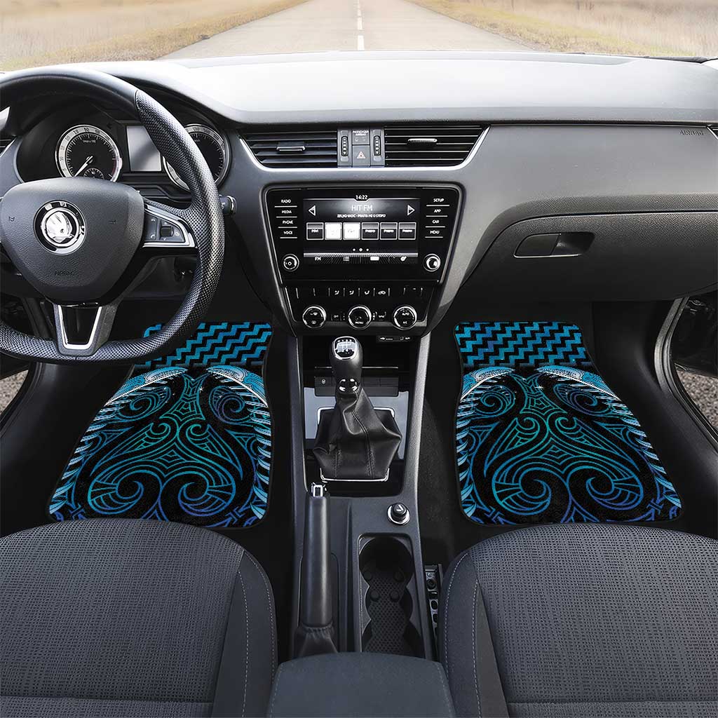 Blue Matariki New Zealand Car Mats Maori Poutama Galaxy Vibes