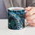 Blue Matariki New Zealand Ceramic Mug Maori Poutama Galaxy Vibes - Polynesian Pride