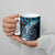 Blue Matariki New Zealand Ceramic Mug Maori Poutama Galaxy Vibes - Polynesian Pride