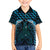 Blue Matariki New Zealand Family Matching Off The Shoulder Long Sleeve Dress and Hawaiian Shirt Maori Poutama Galaxy Vibes