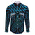Blue Matariki New Zealand Family Matching Off Shoulder Short Dress and Hawaiian Shirt Maori Poutama Galaxy Vibes