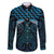 Blue Matariki New Zealand Family Matching Puletasi and Hawaiian Shirt Maori Poutama Galaxy Vibes