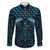 Blue Matariki New Zealand Family Matching Short Sleeve Bodycon Dress and Hawaiian Shirt Maori Poutama Galaxy Vibes