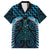 Blue Matariki New Zealand Family Matching Summer Maxi Dress and Hawaiian Shirt Maori Poutama Galaxy Vibes