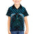 Blue Matariki New Zealand Family Matching Summer Maxi Dress and Hawaiian Shirt Maori Poutama Galaxy Vibes