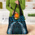 Blue Matariki New Zealand Grocery Bag Maori Poutama Galaxy Vibes