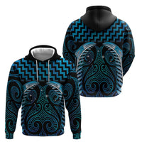 Blue Matariki New Zealand Hoodie Maori Poutama Galaxy Vibes