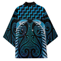 Blue Matariki New Zealand Kimono Maori Poutama Galaxy Vibes - Polynesian Pride